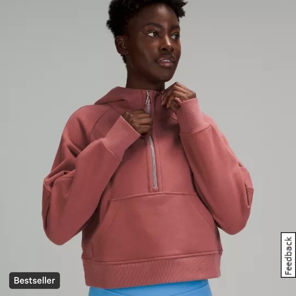 lululemon athletica Tops - NWT LULULEMON Scuba Oversized Half Zip (M/L)